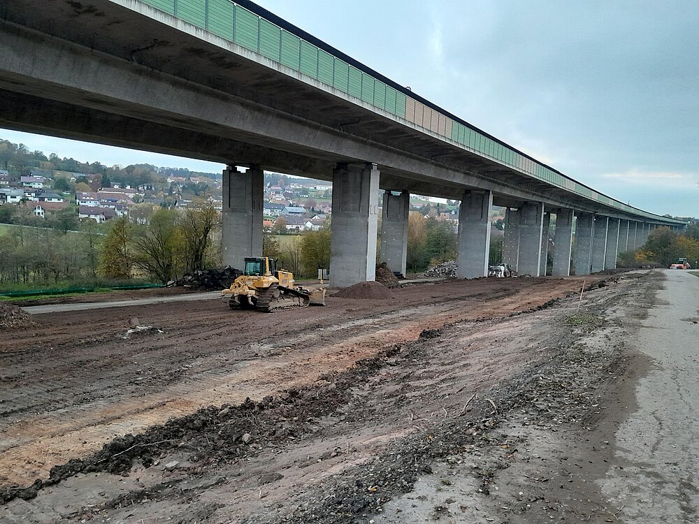 C311: A7, Ersatzneubau TB Uttrichshausen (Rückbau: TBW Ost-West und Neubau: TBW Ost-West, LSW und VZB) Bild