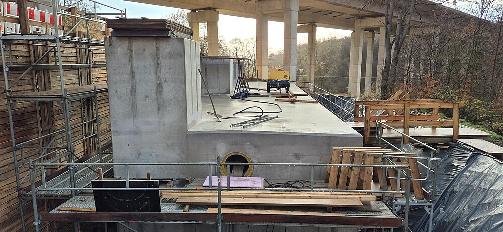 BAB A4/ A7 – Optimierung der Rampenfahrten des Kirchheimer Dreiecks, Neubau LFA II, RRB II und LFA III Bild